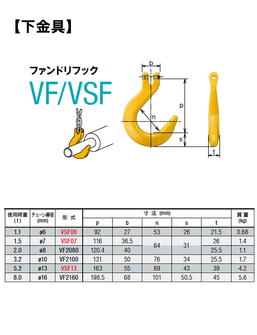 ピンタイプシングルスリング S-VE-VSF | 吊具屋ドットJP